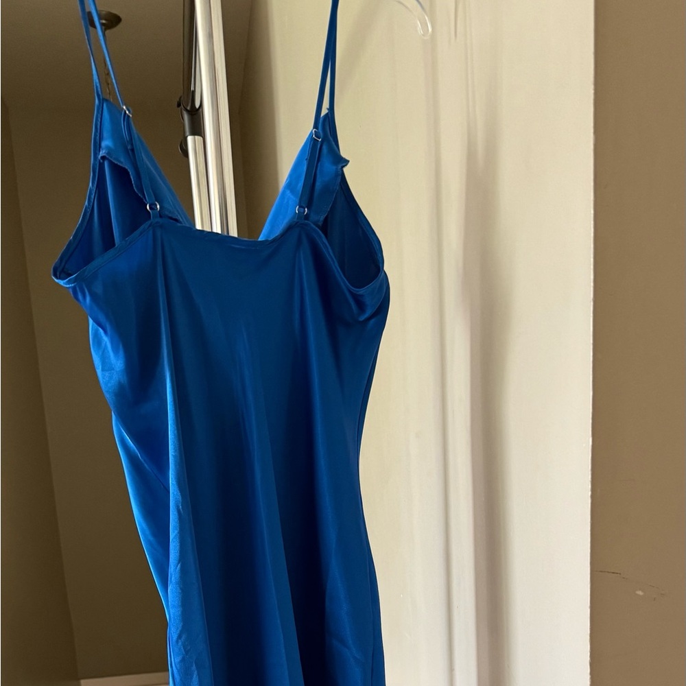 Elegant Blue Women's Dress